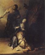 REMBRANDT Harmenszoon van Rijn Samson Betrayed by Delilah Sweden oil painting artist